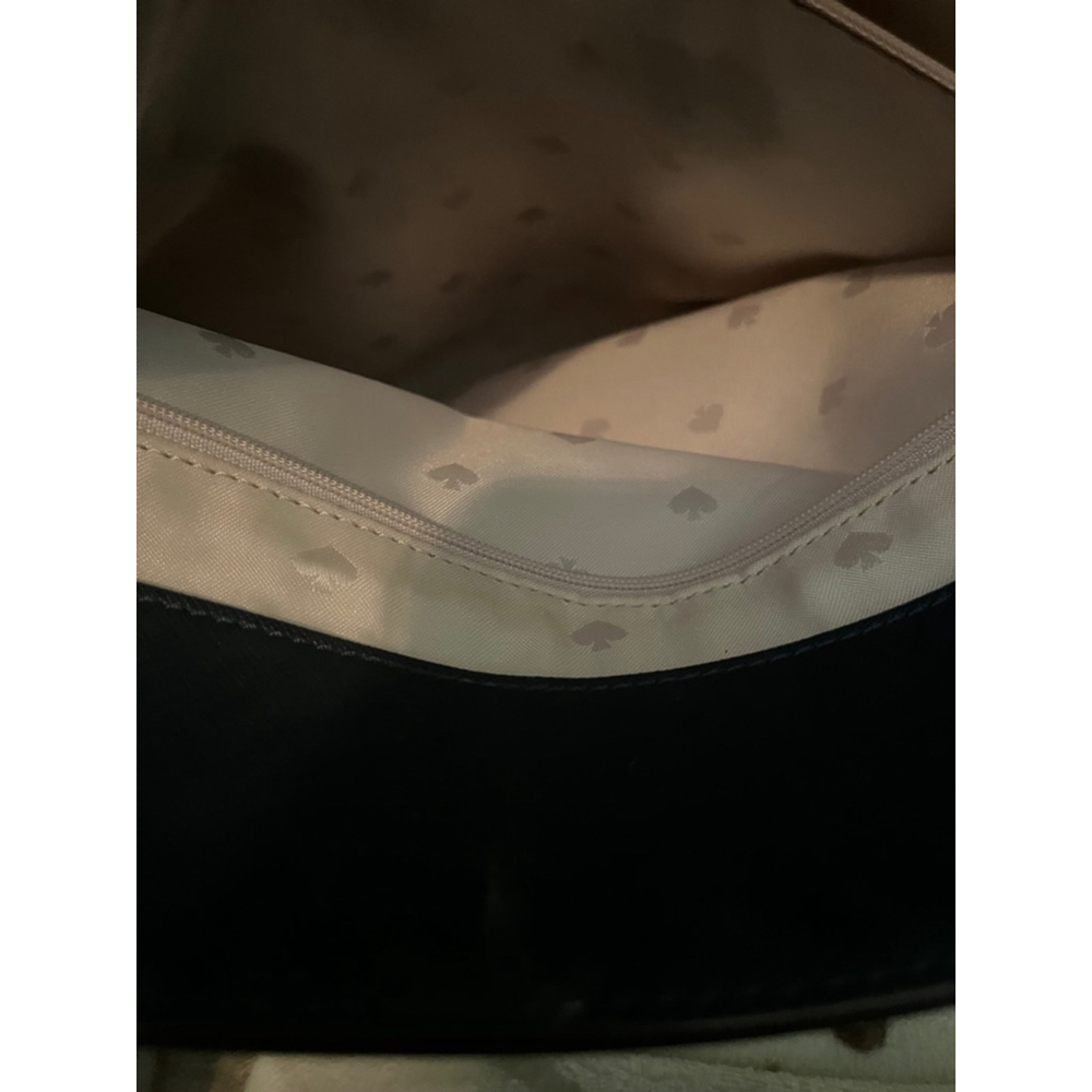 Kate Spade New York Laptop Tote Bag Leather Gray and Pink - Picture 6 of 7